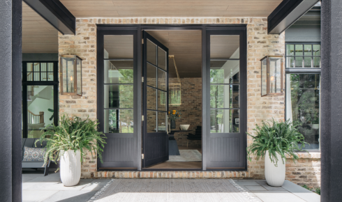 modern home entry design