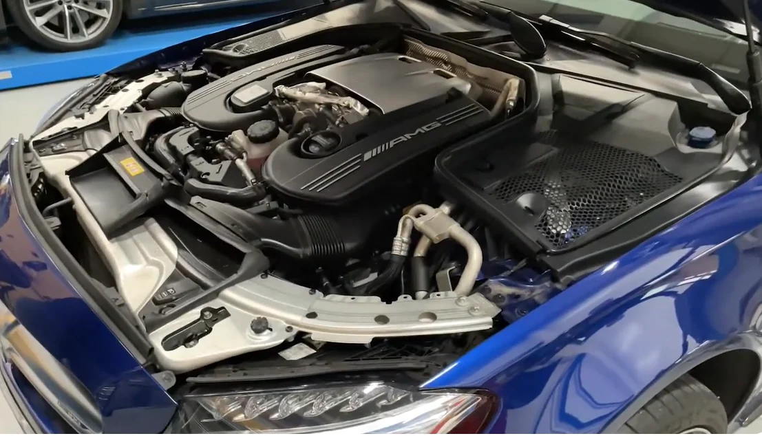 mercedes c63 w205 catted and catless downpipes